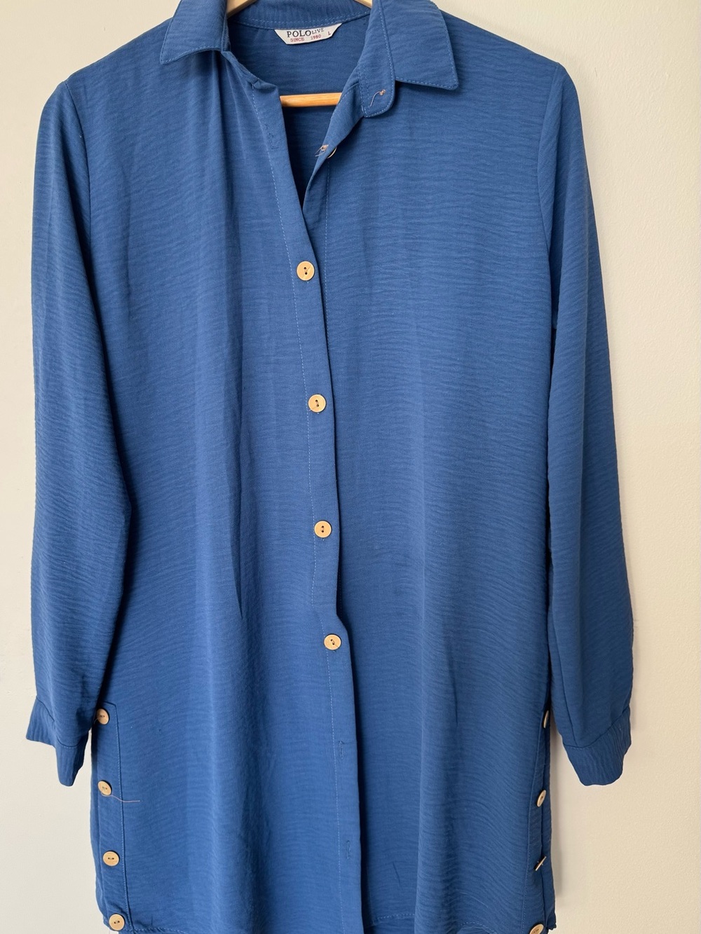 Polo by Ralph Lauren Deep Blue Long-Sleeve Button-Down Shirt
